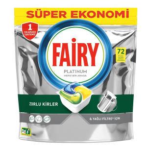 قرص ماشین ظرفشویی فیری مدل پلاتینیوم بسته 72 عددی Fairy Platinum Original DishWasher Tablets 72 Tablets